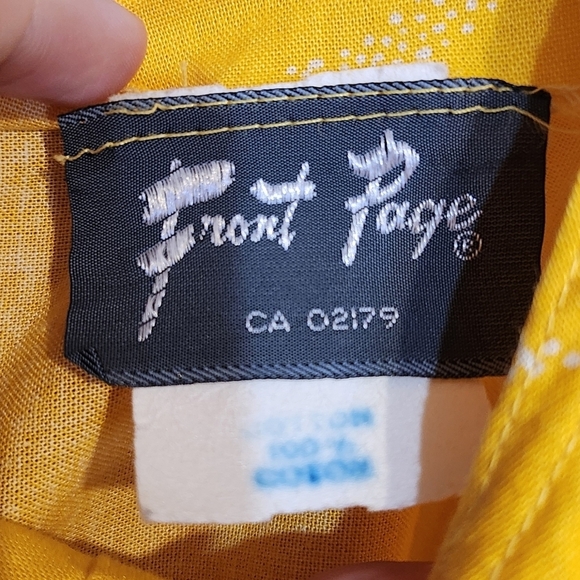 Vintage Yellow Dress with Moon Pattern 🌙 - Picture 7 of 9